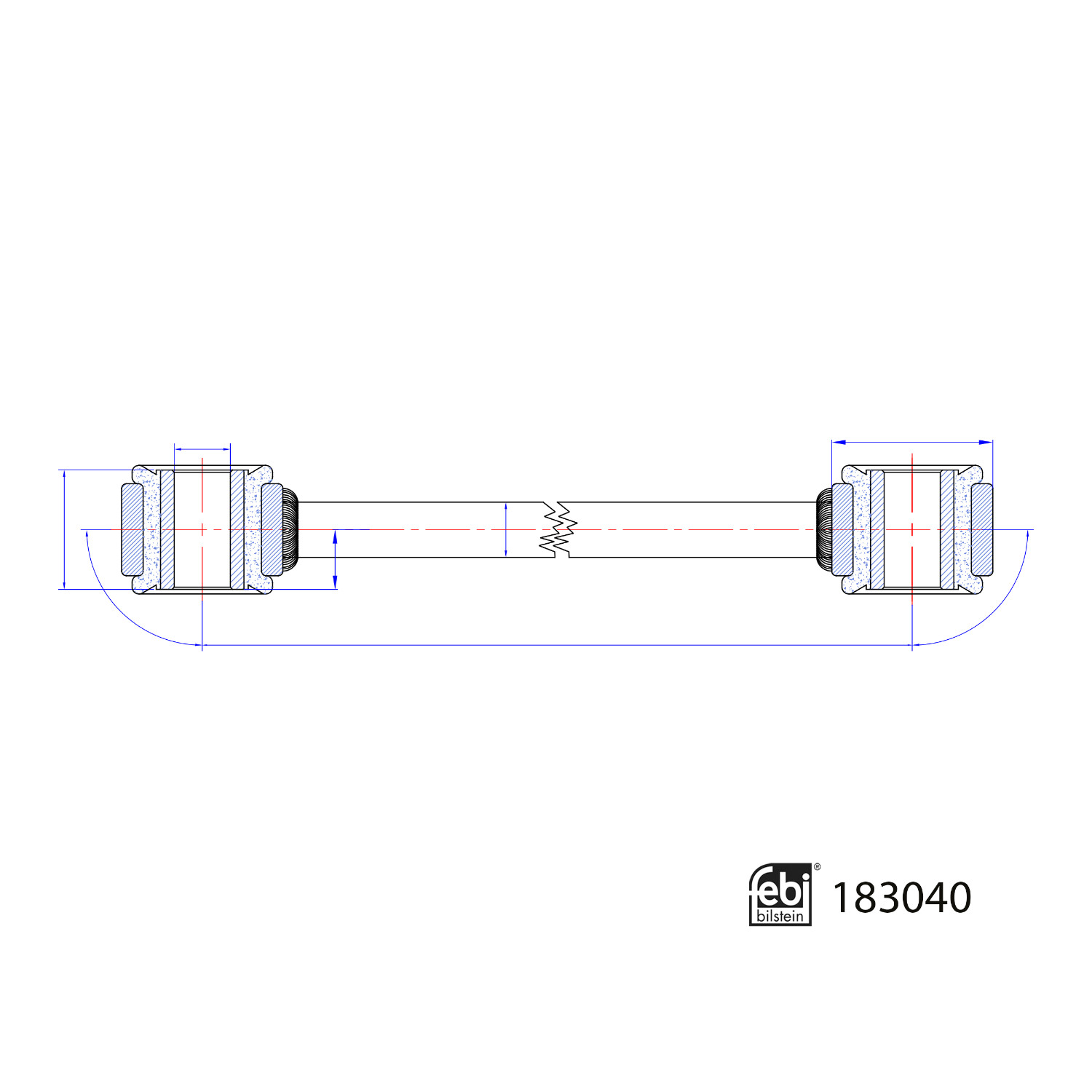 febi | 183040 | Stabiliser Link | bilstein group partsfinder | Official ...